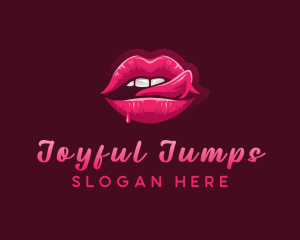 Sexy Woman Lips logo design