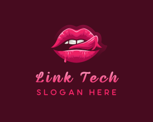 Sexy Woman Lips logo design