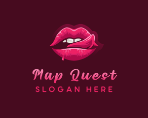 Sexy Woman Lips logo design