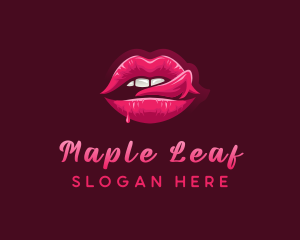 Sexy Woman Lips logo design