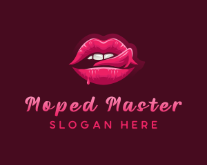 Sexy Woman Lips logo design