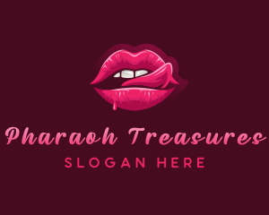 Sexy Woman Lips logo design