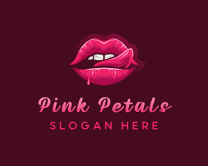 Sexy Woman Lips logo design