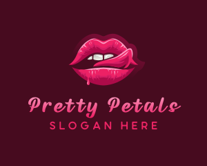 Sexy Woman Lips logo design