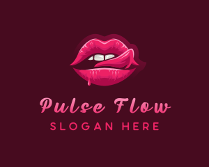 Sexy Woman Lips logo design