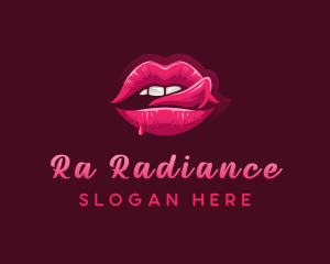 Sexy Woman Lips logo design