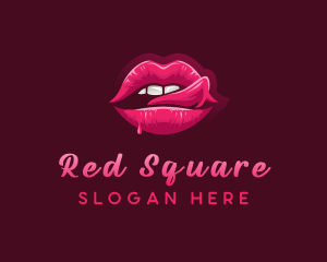 Sexy Woman Lips logo design