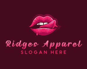 Sexy Woman Lips logo design