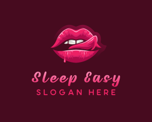 Sexy Woman Lips logo design