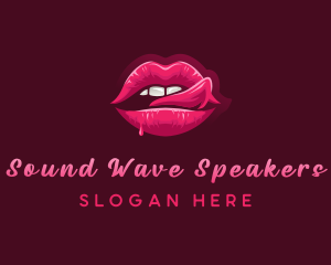 Sexy Woman Lips logo design