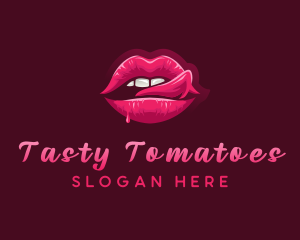 Sexy Woman Lips logo design