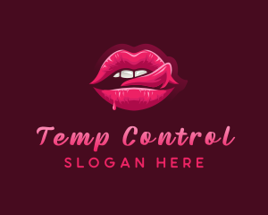 Sexy Woman Lips logo design