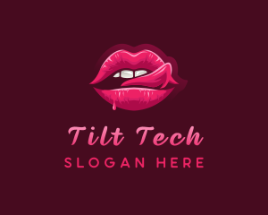 Sexy Woman Lips logo design