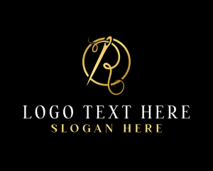 Luxury Sewing Needle  Logo