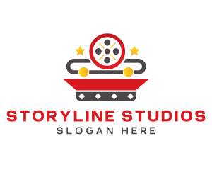 Movie Reel App logo design