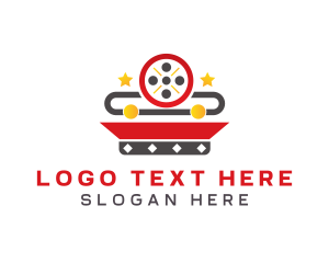 Production - Movie Reel App logo design