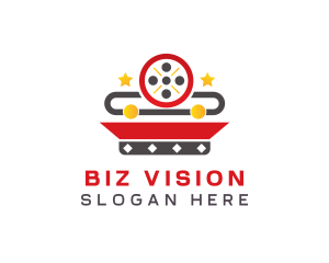 Movie Reel App logo design