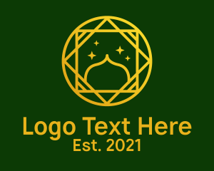 Temple - Religious Mosque Star logo design