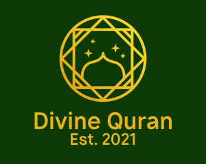 Quran - Religious Mosque Star logo design