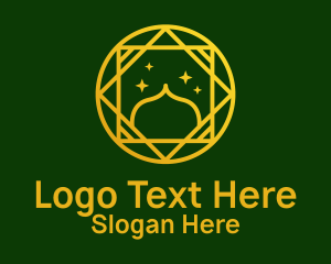 Religious Mosque Star Logo