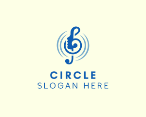 Production - Female Clef Music logo design