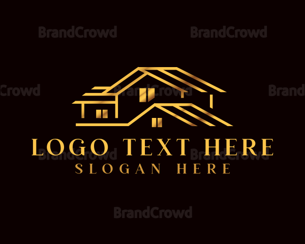 Luxury Roof Real Estate Logo