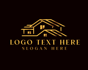 Mortgage - Luxury Roof Real Estate logo design