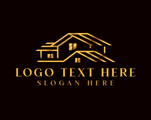 Luxury Roof Real Estate Logo