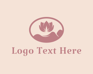 Healing - Lotus Wellness Spa logo design