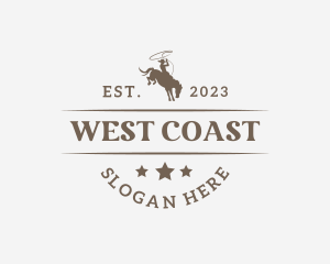 Western Cowboy Rodeo logo design