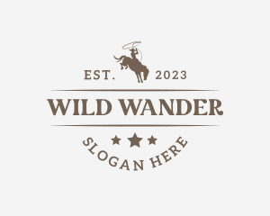 Western Cowboy Rodeo logo design