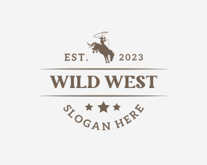 Western Cowboy Rodeo logo design