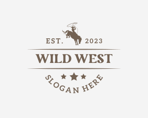 Rodeo - Western Cowboy Rodeo logo design