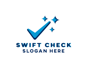 Check - Sparkle Clean Check logo design