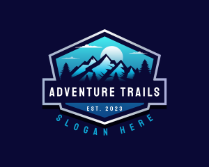 Hiking Adventure Travel logo design