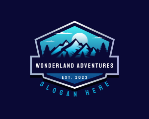 Hiking Adventure Travel logo design