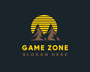 Outdoor Sunset Mountain  Logo