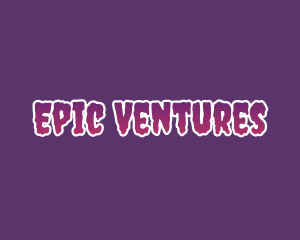 Epic - Purple Horror Font logo design
