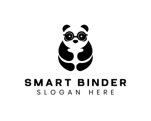 Panda Smart Eyeglasses logo design