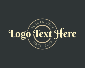 Handwriting - Retro Shop Cafe logo design