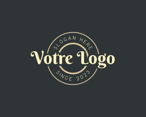 Workshop - Retro Shop Cafe logo design