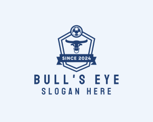 Bull Soccer Team  logo design