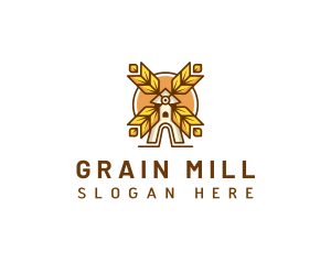 Wheat Flour Mill logo design