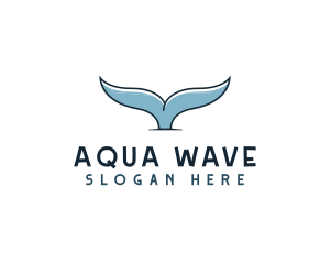 Oceanic - Whale Aquarium Wildlife logo design