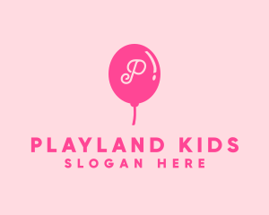 Party Balloon Kids Party logo design