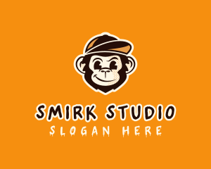 Smirk - Monkey Cap Apparel logo design