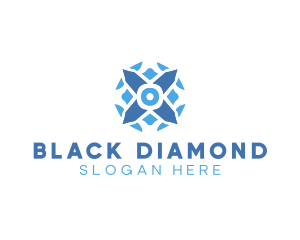 Crystal Diamond Gem logo design