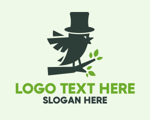 Wood - Gentleman Bird Conservation logo design