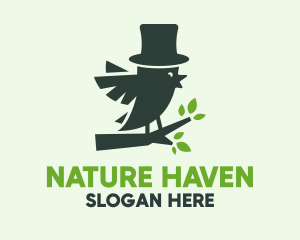 Habitat - Gentleman Bird Conservation logo design