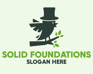 Wood - Gentleman Bird Conservation logo design